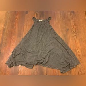 BOAZ tank top, flowy, grey, woman’s size small, boho, bohemian (N)